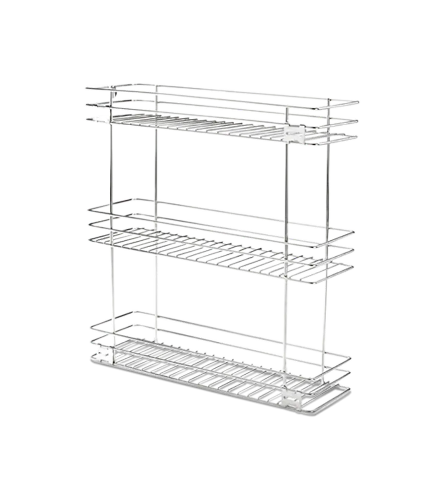 3 Shelf Pullout SS 150MM