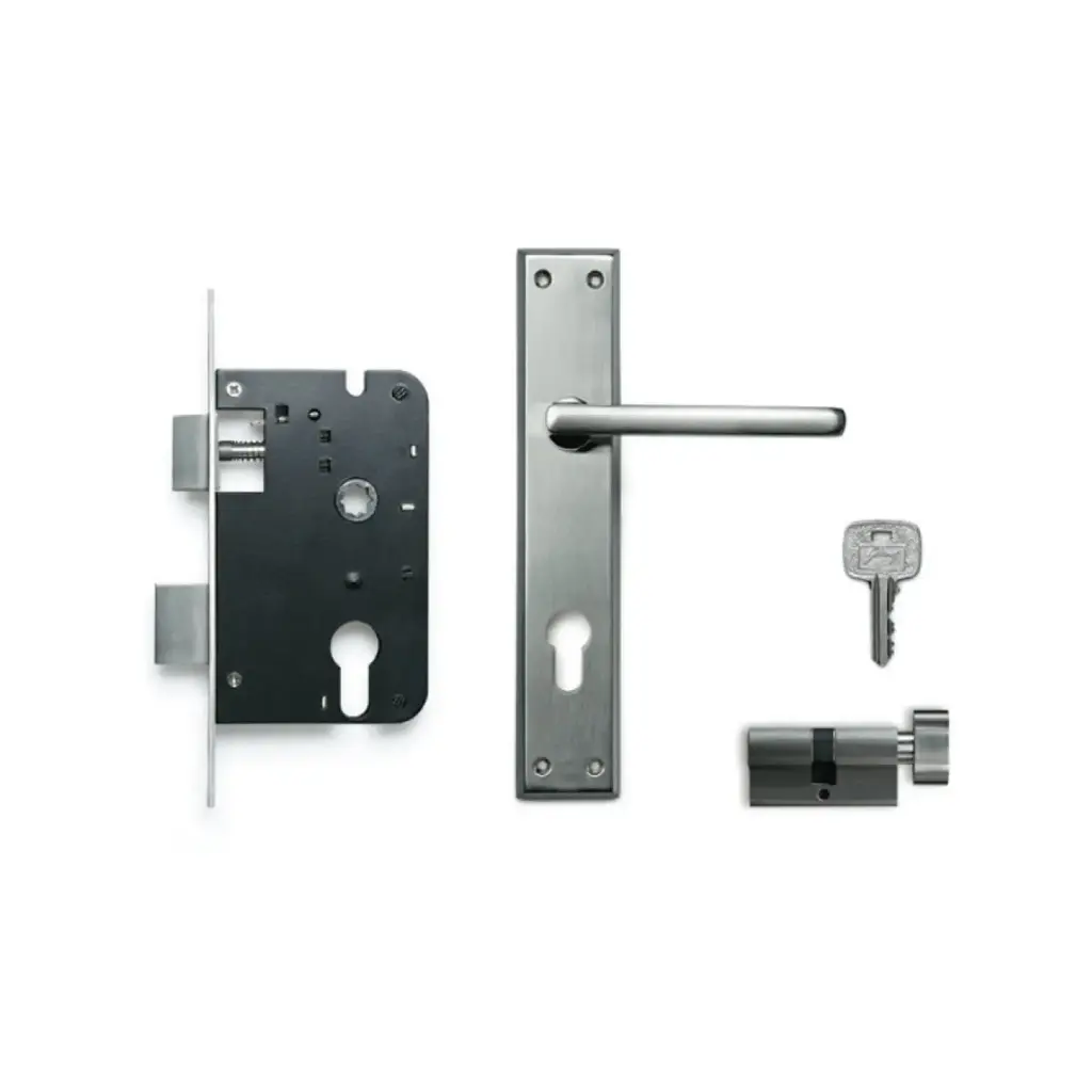 Matiz 200mm 1CK Door Handle with Lock Set