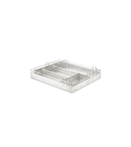 Perforated Cutlery Basket SS 370MM